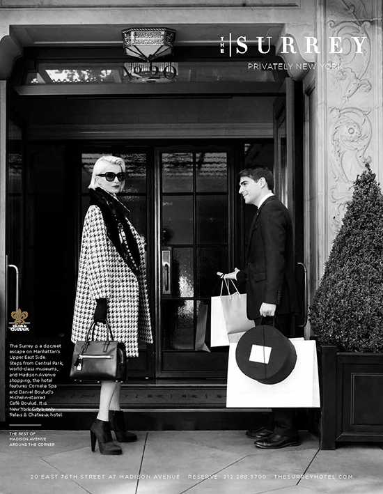Lifestyle Advertising Campaign Photography - Surrey Hotel I Greg Sorensen I Fashion & Beauty Photographer I NYC