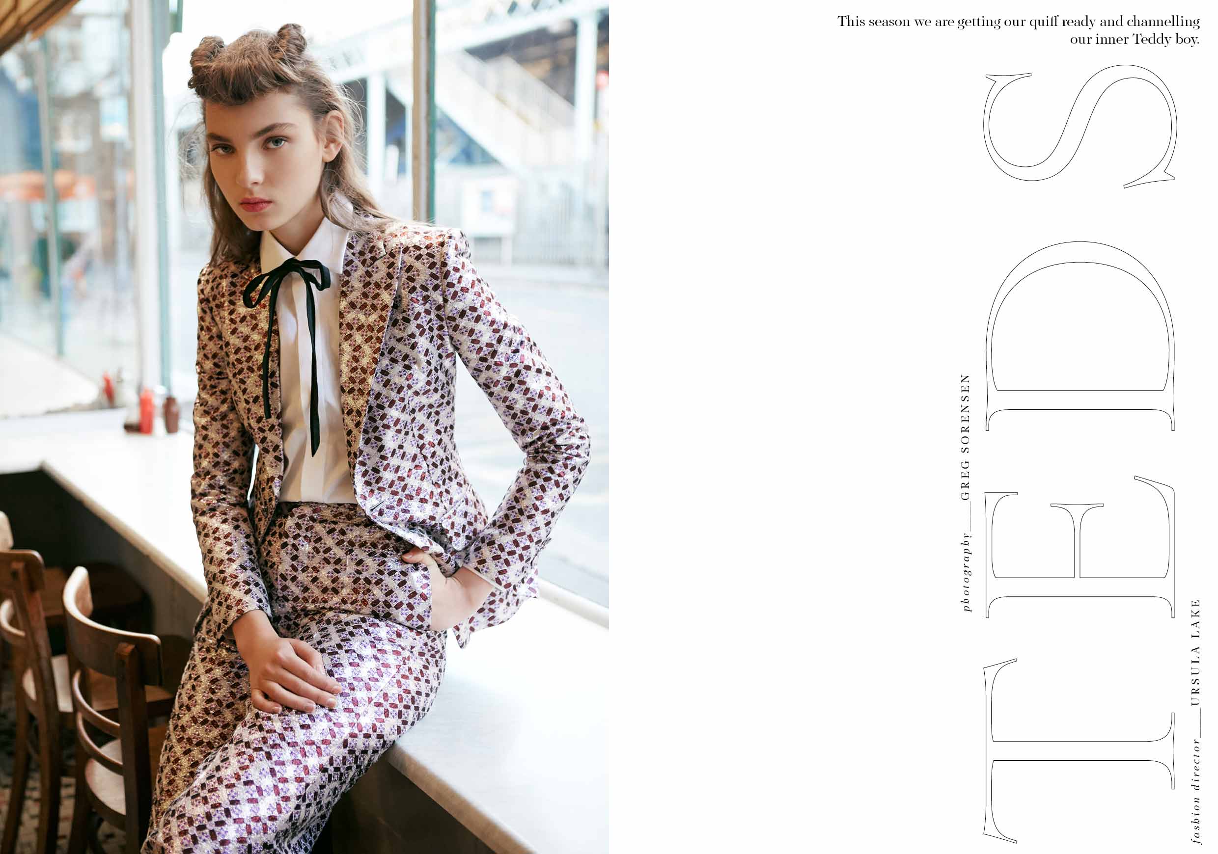 Teddy Boy Fashion Story - Make Magazine - Model Zhenya Migovych I Greg Sorensen I Fashion & Beauty Photographer I NYC