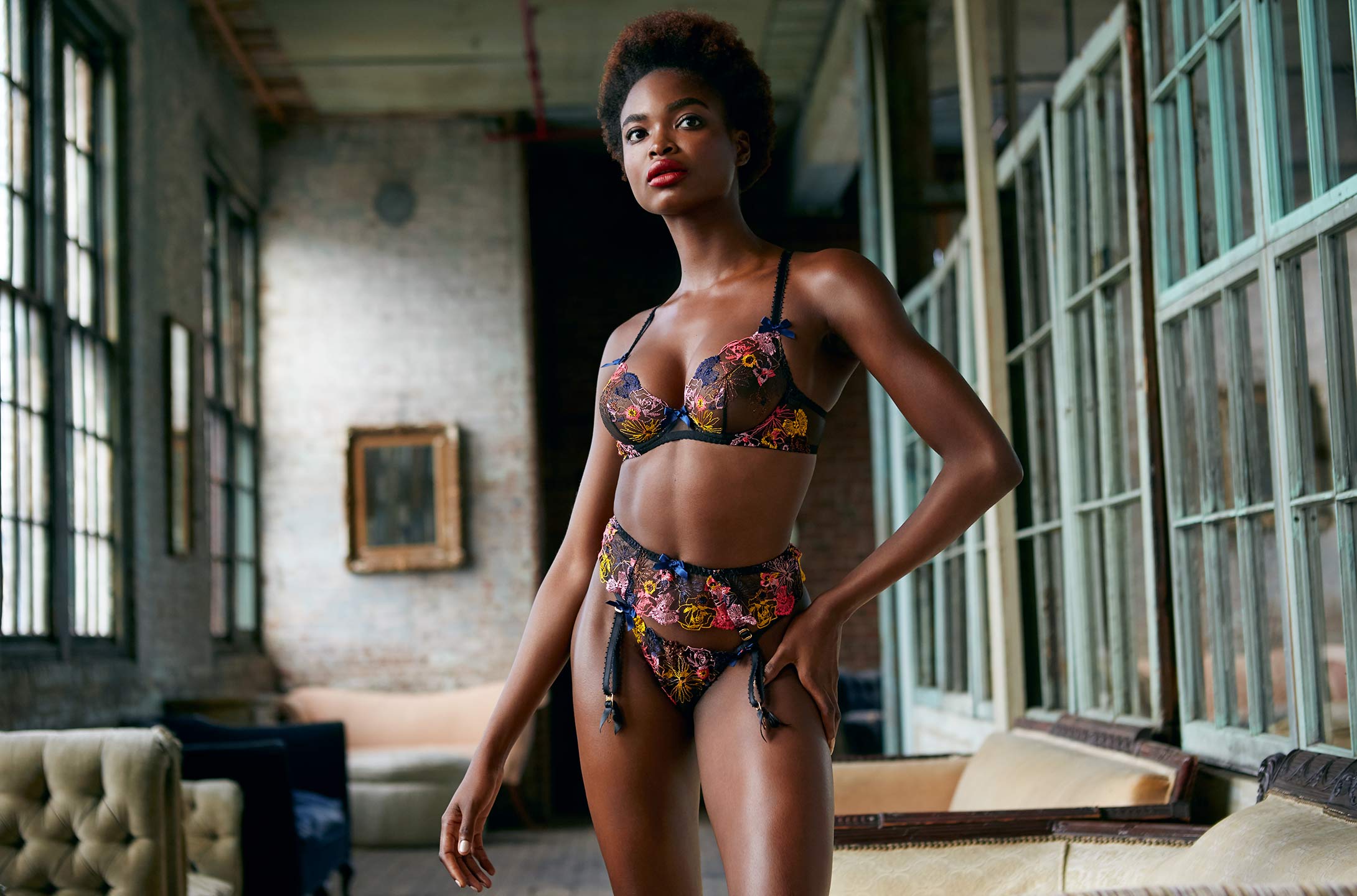 Agent Provocateur for Journelle Lingerie Campaign featuring model Nneoma Anosike I Greg Sorensen I Fashion & Beauty Photographer I NYC